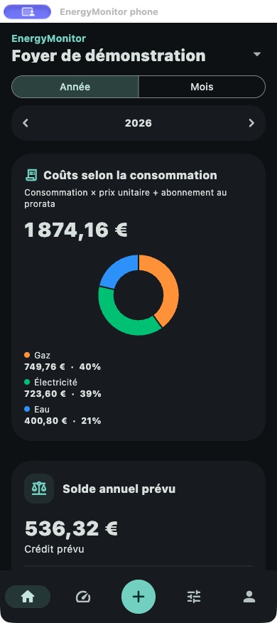 EnergyMonitor · Smartphone