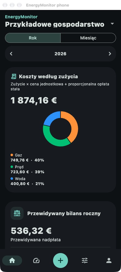 EnergyMonitor · Smartfon